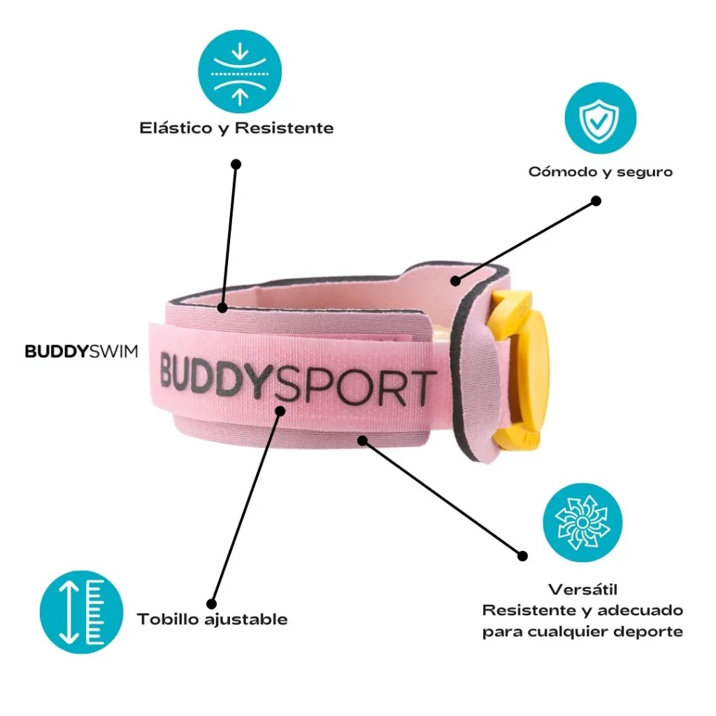 3_BL-17 Porta Chip de Neopreno para Natación BuddySwim Profesional de Tobillo,  Rosa.webp
