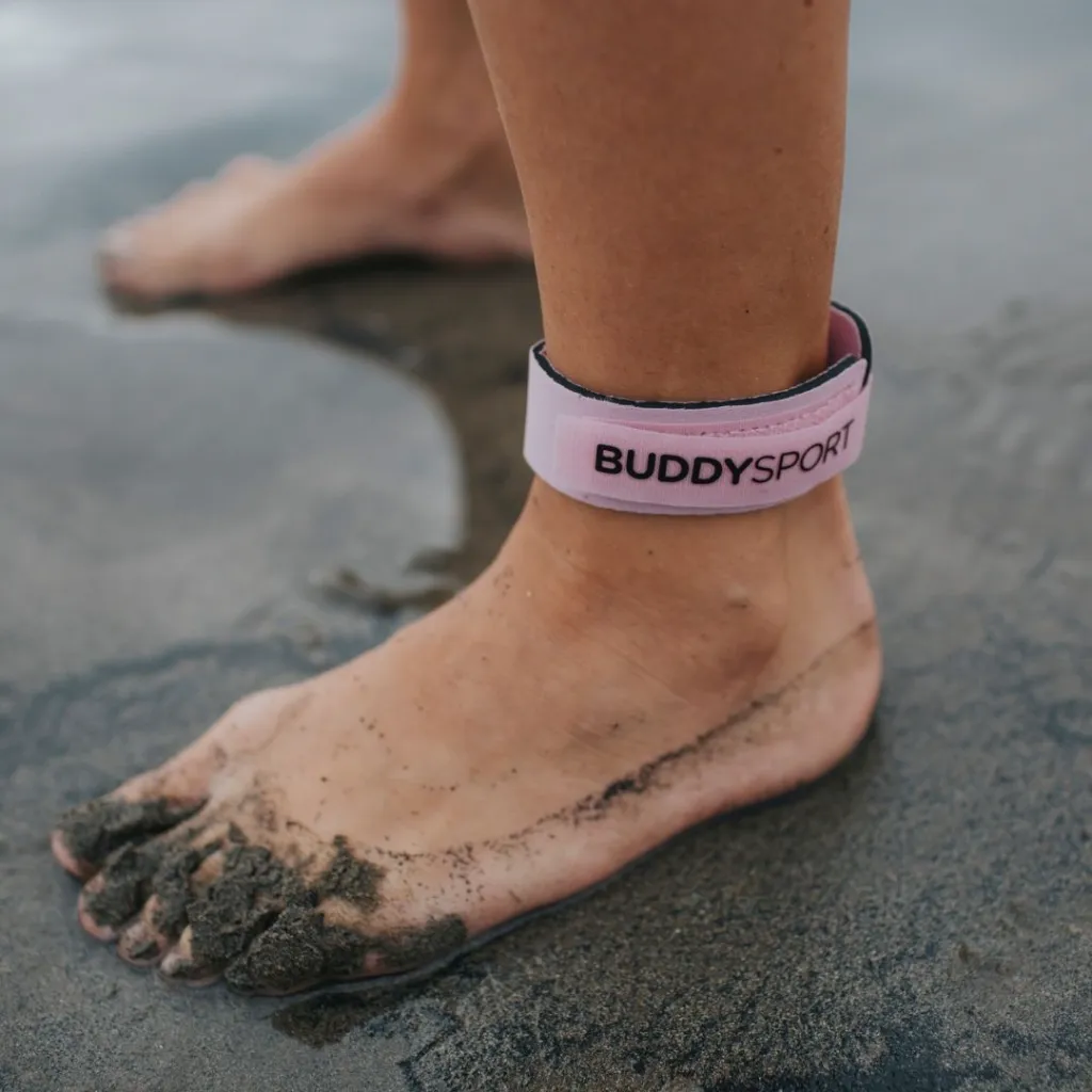 4_BL-17 Porta Chip de Neopreno para Natación BuddySwim Profesional de Tobillo,  Rosa.webp