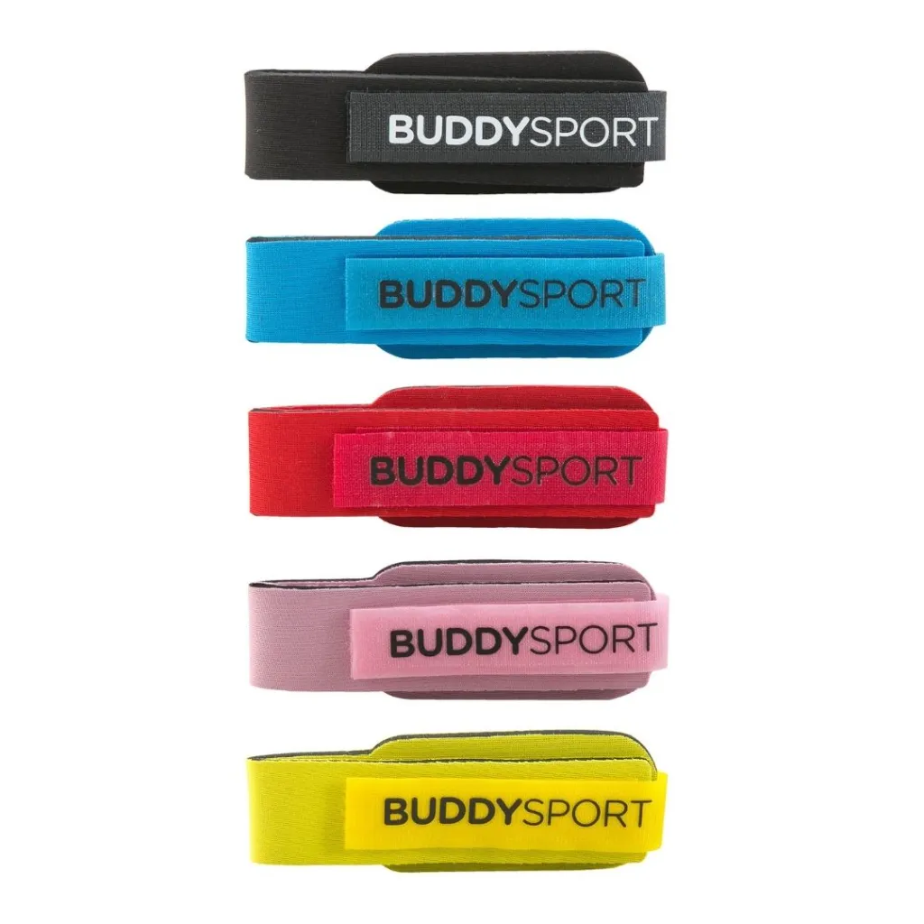 10_BL-15 Porta Chip de Neopreno para Natación BuddySwim Profesional de Tobillo, Negro.webp