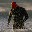 4_BL-43 Gorro de Neopreno 2.5mm BuddySwim con Tirantes, Aislante de Frío para Natación en Aguas Abiertas, Naranja, Talla_S.webp