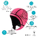 2_BL-46 Gorro de Neopreno 2.5mm BuddySwim con Tirantes, Aislante de Frío para Natación en Aguas Abiertas, Rosa, Talla_S.webp