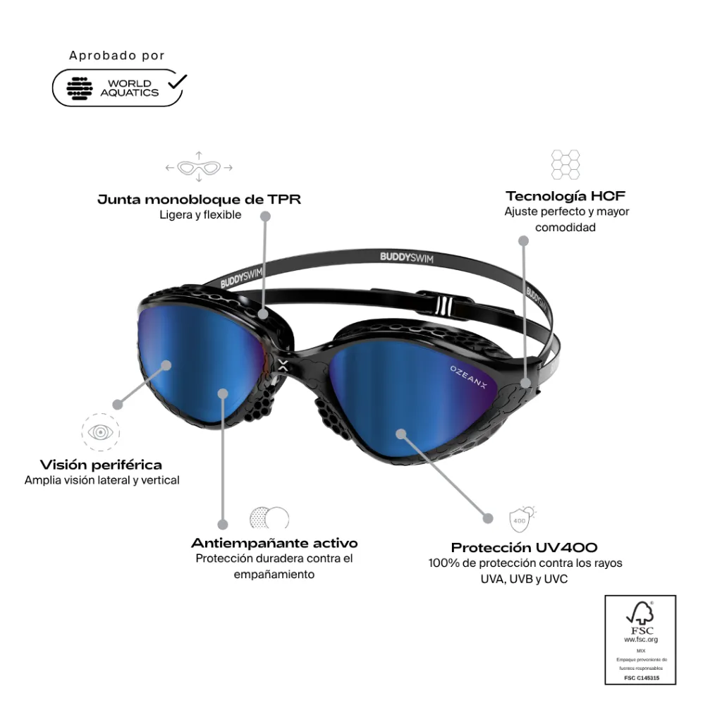 [BL-56] Gafas Buddyswim OzeanX BlackBlue Mirror (2).webp