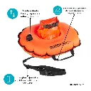 4_BL-05 Boya natación 10L impermeable para guardar pertenencias celular vaso doble valvula BuddySwim.webp