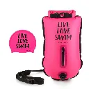 2_BL-13 Boya de Seguridad Impermeable con gorra de silicona 20L BuddySwim para Natación y Almacenamiento con gorra silicona Rosa.webp