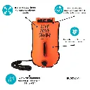 3_BL-14 Boya de Seguridad Impermeable con gorra de silicona 20L BuddySwim para Natación y Almacenamiento con gorra silicona Naranja.webp