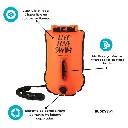 4_BL-14 Boya de Seguridad Impermeable con gorra de silicona 20L BuddySwim para Natación y Almacenamiento con gorra silicona Naranja.webp