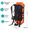 2_BL-22 Mochila Boya Impermeable 28L BuddySwim para Natación, Desmontable y Multifuncional Naranja.webp
