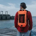 5_BL-22 Mochila Boya Impermeable 28L BuddySwim para Natación, Desmontable y Multifuncional Naranja.webp