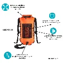 4_BL-22 Mochila Boya Impermeable 28L BuddySwim para Natación, Desmontable y Multifuncional Naranja.webp