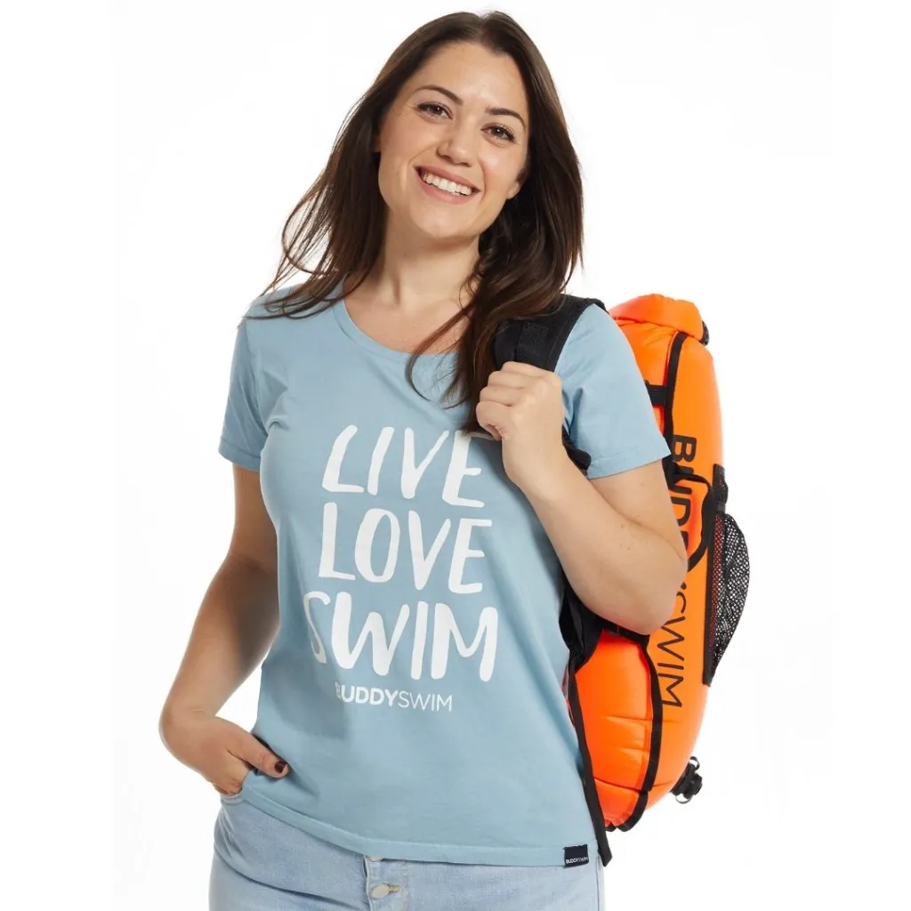7_BL-22 Mochila Boya Impermeable 28L BuddySwim para Natación, Desmontable y Multifuncional Naranja.webp