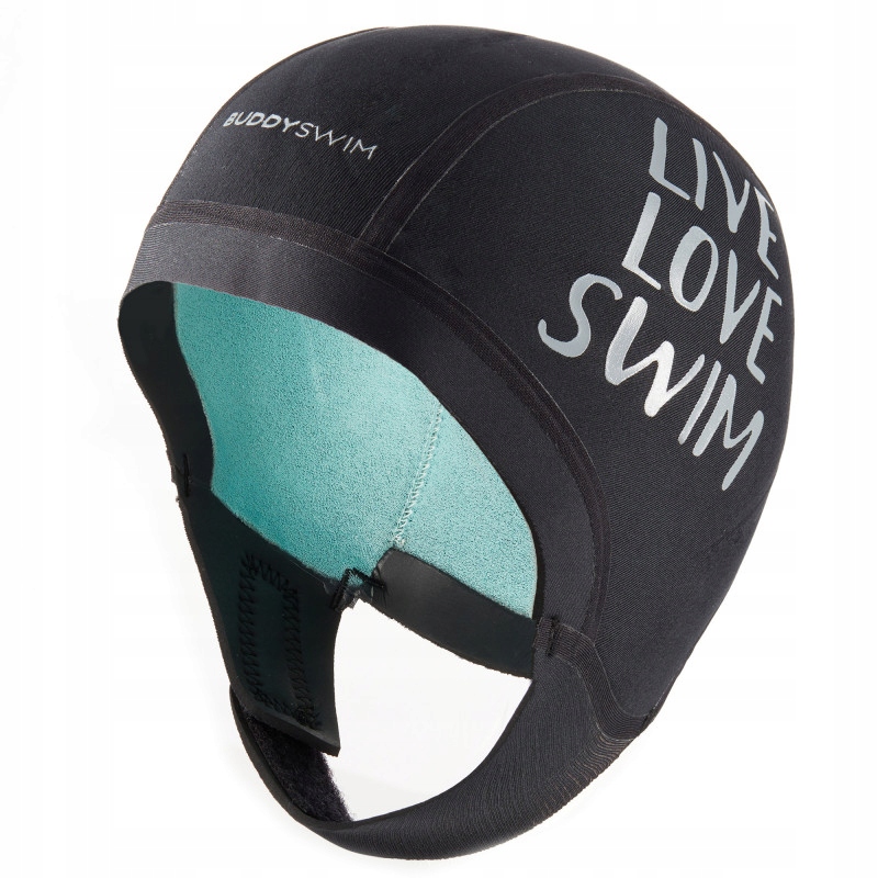 [BL-40] Gorro Neopreno Buddyswim Trilaminate Warmth 2.5mm, Negro,Talla:S  (S)