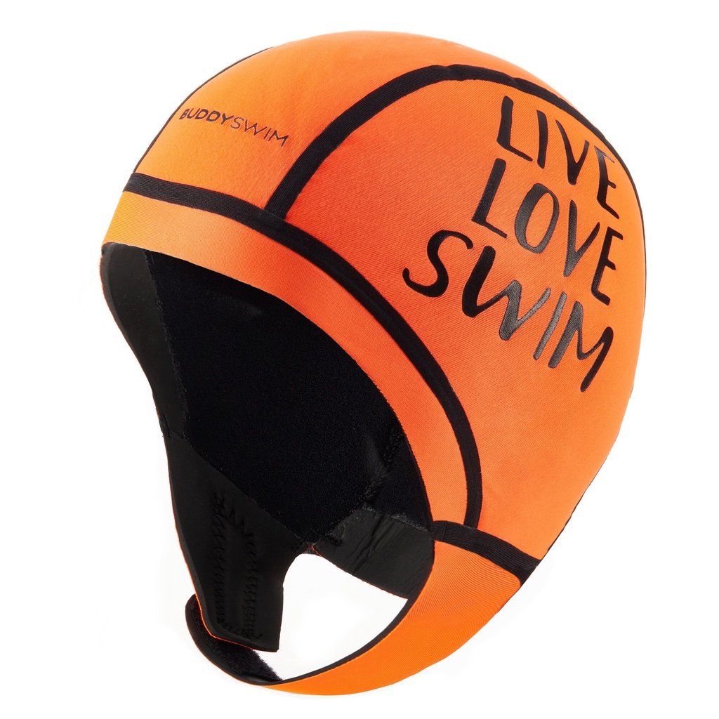 Gorro Neopreno Buddyswim Trilaminate Warmth 2.5mm, Naranja