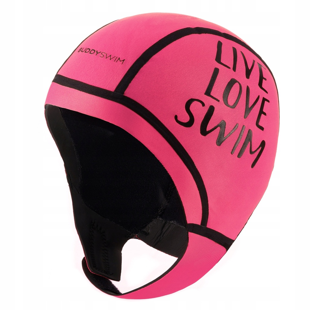 [BL-46] Gorro Neopreno Buddyswim Trilaminate Warmth 2.5mm, Rosa (S)