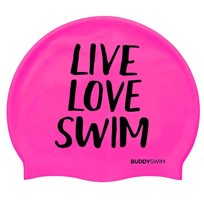 [BL-37] Gorro Silicona Buddyswim LLS Rosa 